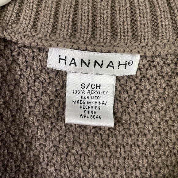 Hannah - Brown Knit Sweater Vest Sz S - Picture 3 of 6